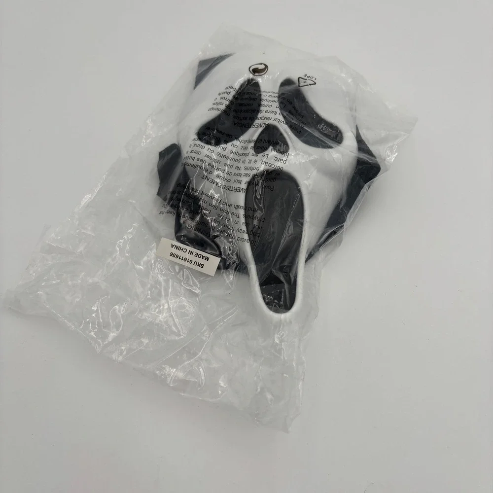Ghostface Scream Mask Adult‎ OS White New Halloween Horror Costume Accessory